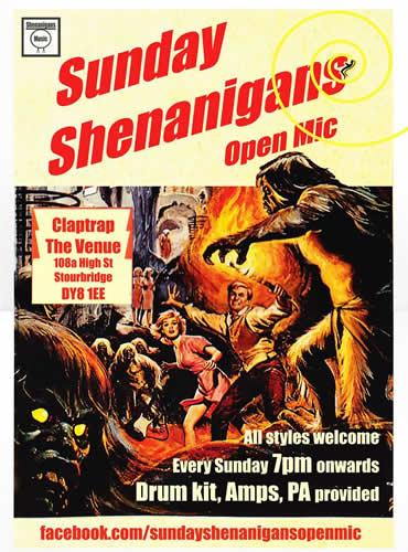 Sunday Shenanigans Open Mic
